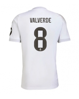 Billige Fotballdrakt Real Madrid Federico Valverde #8 Replika Hjemmedrakt 2025-26 Kortermet